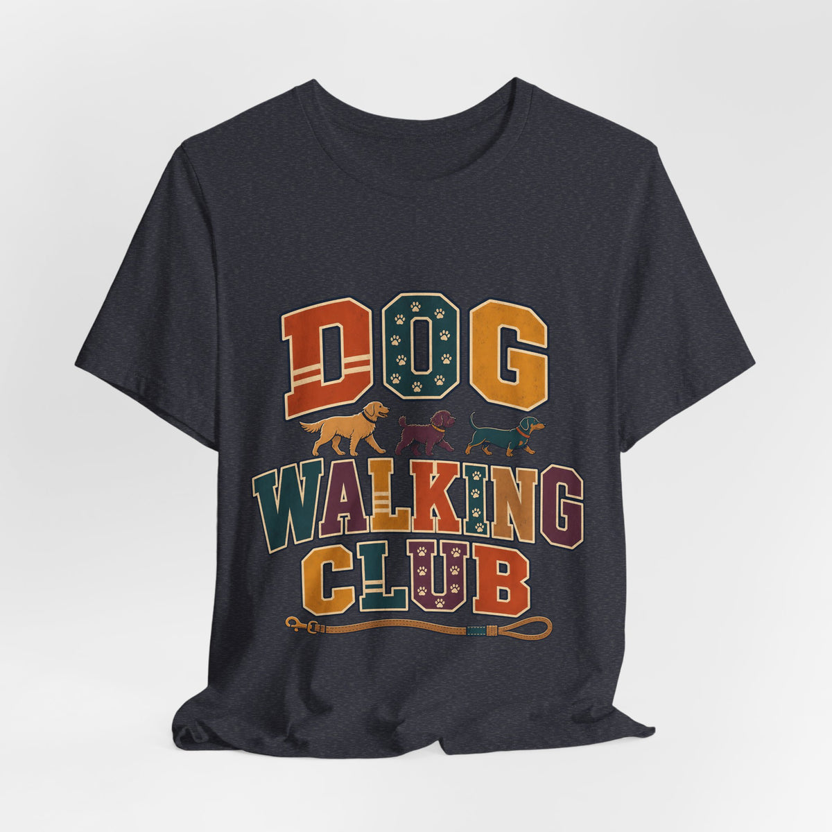 "Dog Walking Club" Dog Lover T-Shirt — Retro Graphic Tee