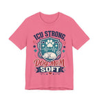 ICU Strong Dog Mom Tee - Nurse Dog Paw Rescue Shirt