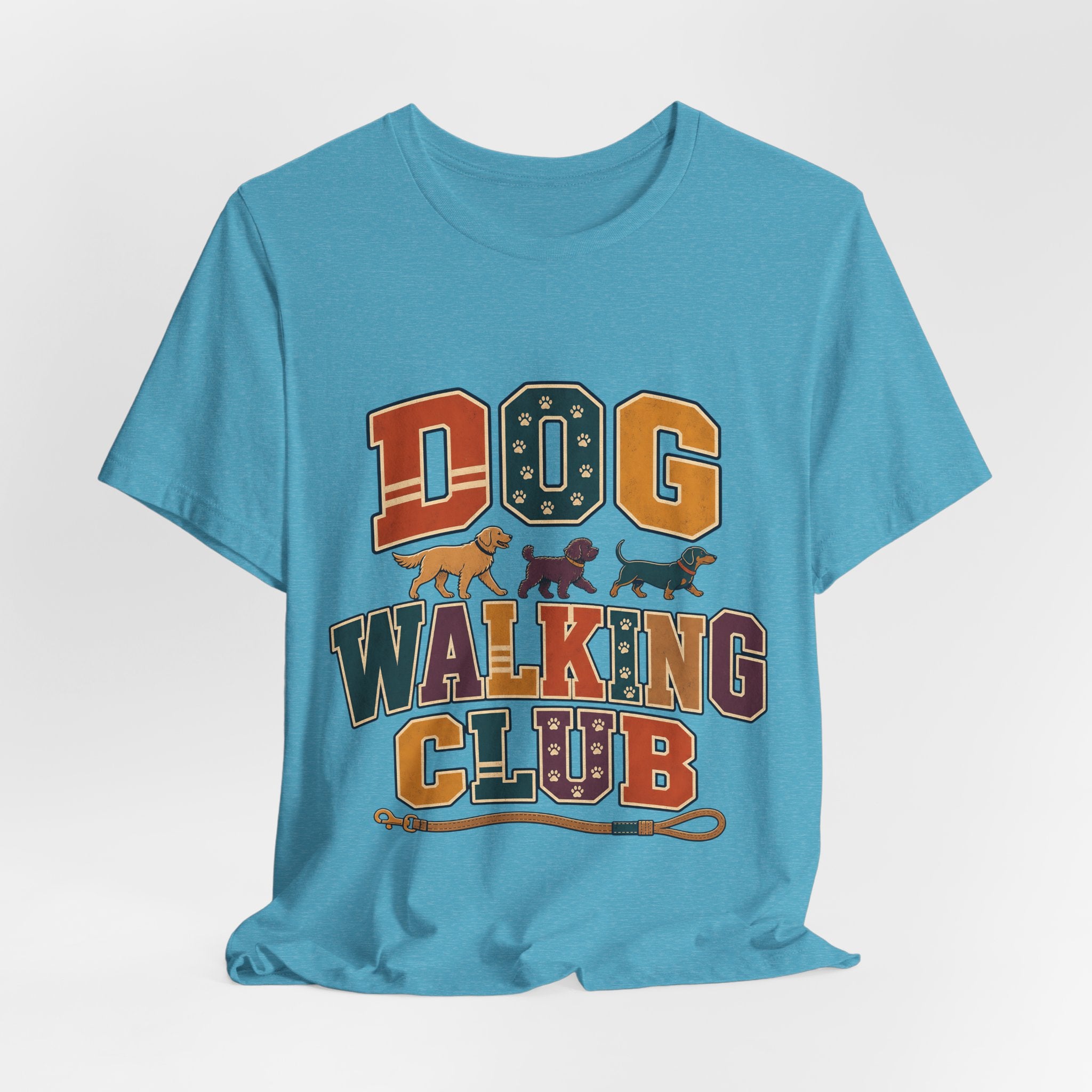 "Dog Walking Club" Dog Lover T-Shirt — Retro Graphic Tee