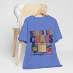 "Scheduled Chaos" Nurse T-Shirt — Funny Nurse Graphic Tee