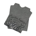 Emotion Support Department Tee — Anatomical Heart Floral Graphic Shirt