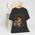 "Devoted To The Dog Who Chose Me" Dog Lover T-Shirt — Dog Mom Graphic Tee