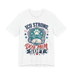 ICU Strong Dog Mom Tee - Nurse Dog Paw Rescue Shirt