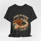 "Double the Shadow" — Cozy Multi Dog Mom T-Shirt