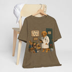 Dog Doctor Tee — Vintage Veterinary Illustration T-Shirt (The Doctor Will See You Now)