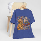 Dog Hair Is My Favorite Accessory T-Shirt — Cute Golden Retriever Tee for Dog Lovers
