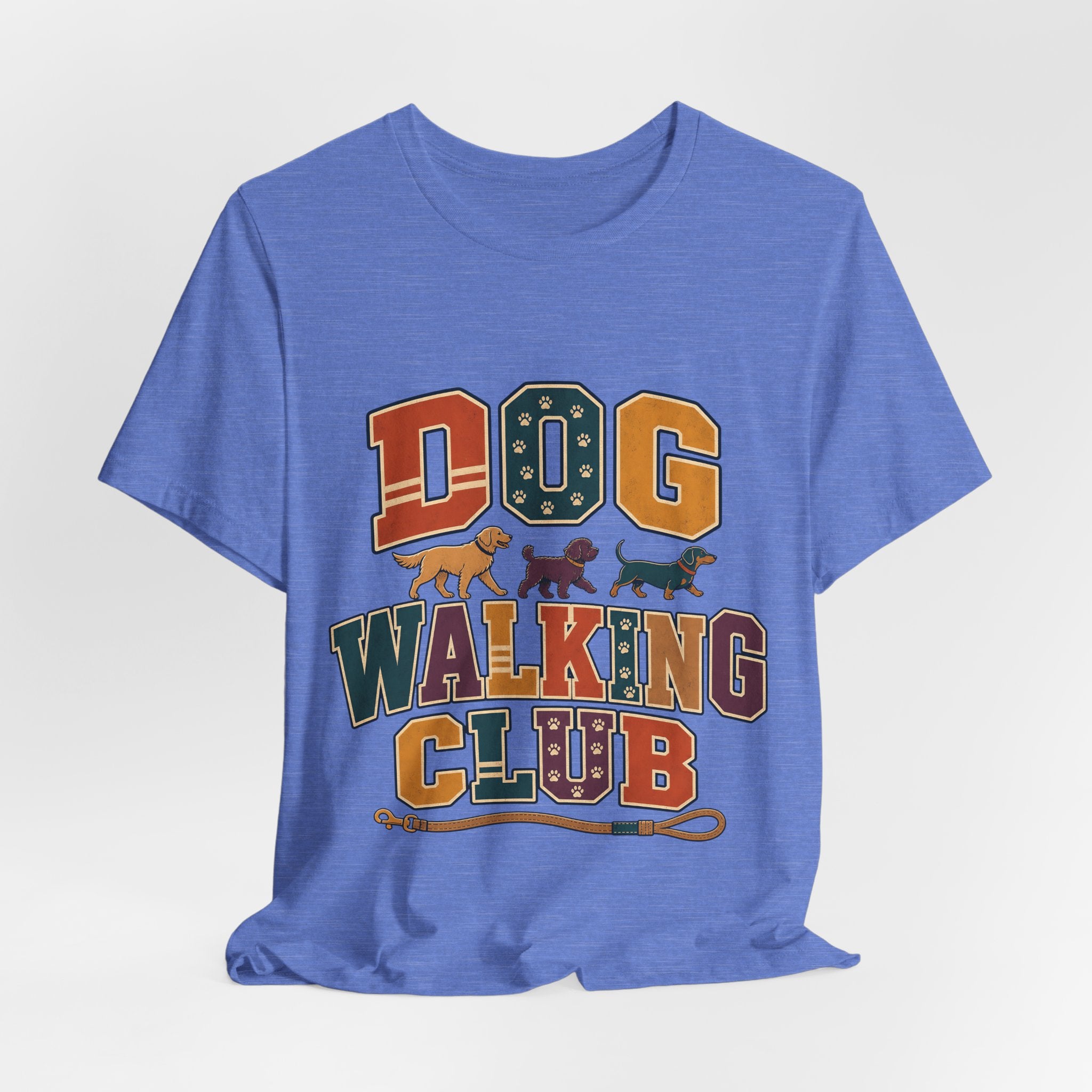 "Dog Walking Club" Dog Lover T-Shirt — Retro Graphic Tee