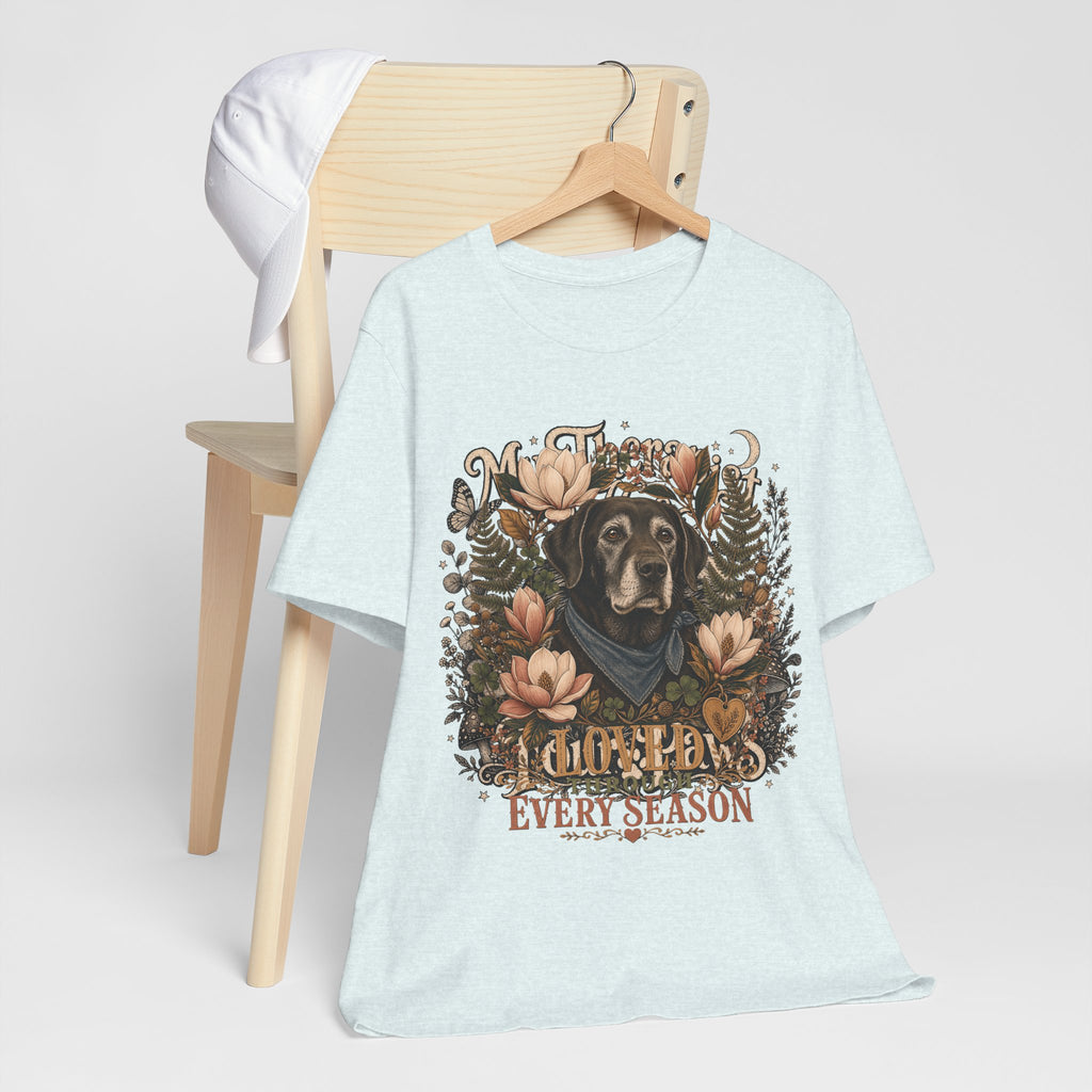 "Loved Through Every Season" Senior Dog T-Shirt — Sentimental Graphic Tee