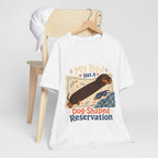 "My Bed Has A Dog-Shaped Reservation" Dog Lover T-Shirt — Funny Dog Graphic Tee