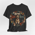 Adopt Spoil Repeat Dog T-Shirt – Cute Rescue Puppy Rescue Lover Tee
