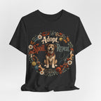 Adopt Spoil Repeat Dog T-Shirt – Cute Rescue Puppy Rescue Lover Tee