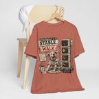 Dog Vet T-Shirt – “The Patient Is Stable… Unless Someone Says WALK” Veterinary Nurse Tee