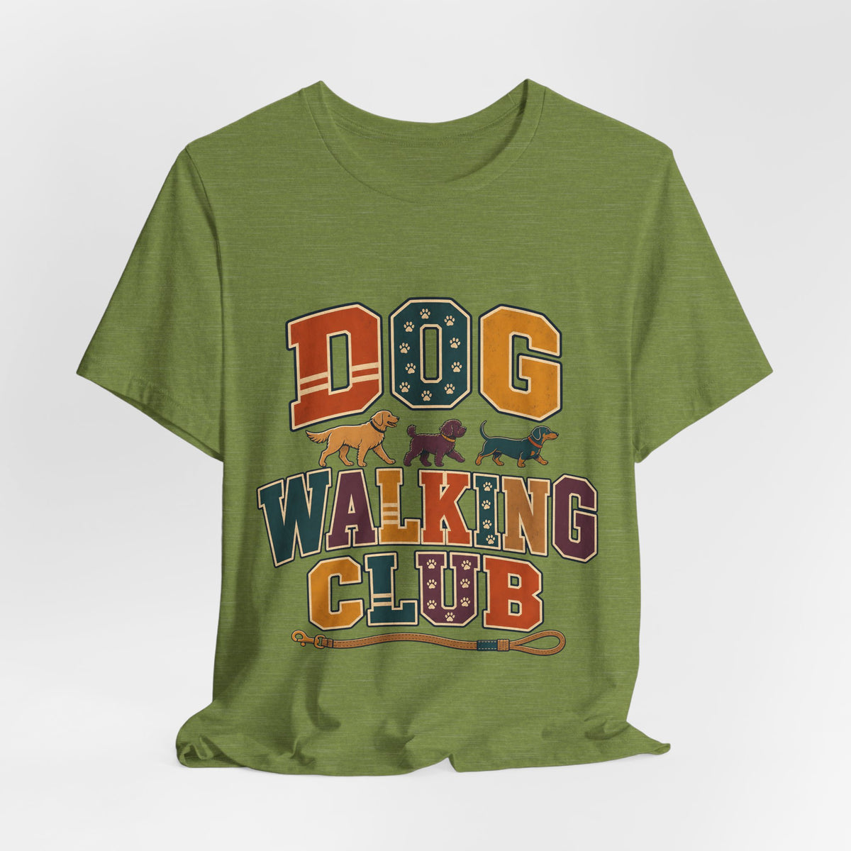 "Dog Walking Club" Dog Lover T-Shirt — Retro Graphic Tee