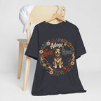 Adopt Spoil Repeat Dog T-Shirt – Cute Rescue Puppy Rescue Lover Tee