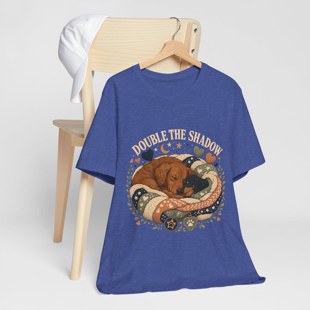 "Double the Shadow" — Cozy Multi Dog Mom T-Shirt