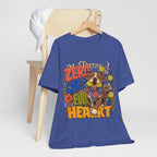 "Zero Chill, Full Heart" Pit Bull T-Shirt — Bold Pittie Mom Graphic Tee