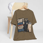 "Shift Happens. Keep Charting." Nurse T-Shirt — Funny Nurse Graphic Tee