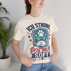 ICU Strong Dog Mom Tee - Nurse Dog Paw Rescue Shirt