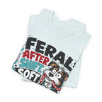 Dog Lover Nurse T-Shirt — "Feral After Shift, Soft for My Dog" Cute Veterinary Nurse Tee