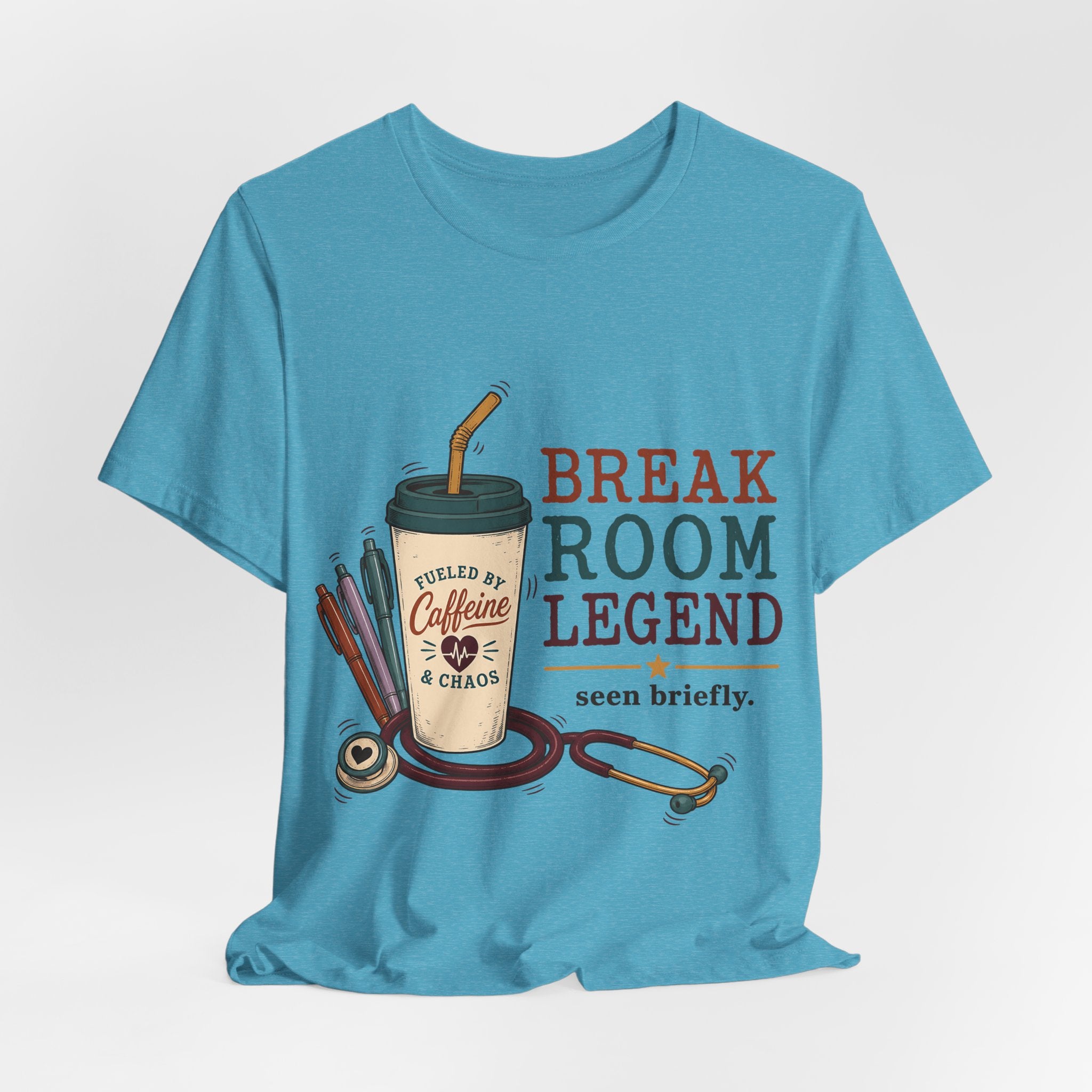 "Break Room Legend" Nurse T-Shirt — Funny Nurse Graphic Tee