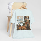 Dog Lover T‑Shirt — "Home Is Wherever My Dog Is Sleeping" Cozy Rustic Tee