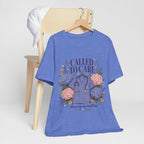 "Called To Care" Nurse T-Shirt — Floral Scrubs Nurse Graphic Tee