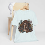 "Vintage Dog Portrait" T-Shirt — Sophisticated Senior Dog Graphic Tee