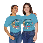 Off Duty Still On Paw Patrol T-Shirt — Cute Dog Rescue Squad Tee