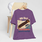 "My Bed Has A Dog-Shaped Reservation" Dog Lover T-Shirt — Funny Dog Graphic Tee