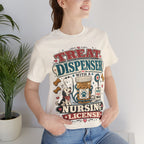 Treat Dispenser Nursing License Tee — Nurse Dog Mom T-Shirt