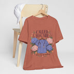 "Called To Care" Nurse T-Shirt — Floral Scrubs Nurse Graphic Tee