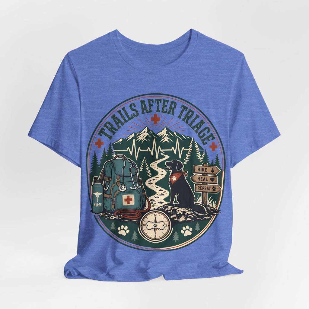 Trails After Triage Hiking Tee — Search & Rescue Outdoor Crew Shirt