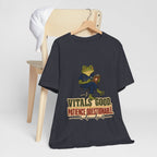 "Vitals Good, Patience Questionable." Nurse T-Shirt — Funny Nurse Graphic Tee