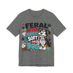 Dog Lover Nurse T-Shirt — "Feral After Shift, Soft for My Dog" Cute Veterinary Nurse Tee