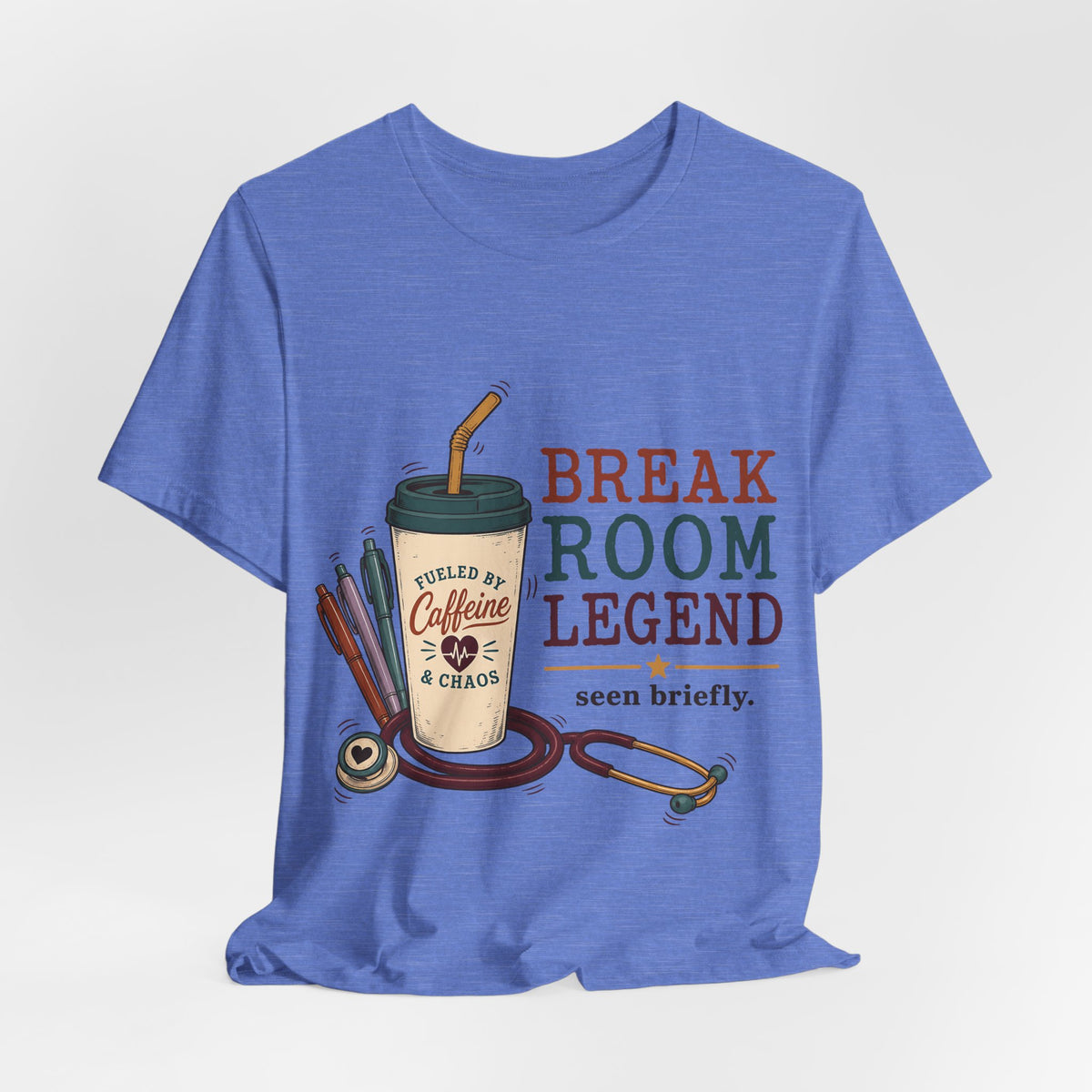"Break Room Legend" Nurse T-Shirt — Funny Nurse Graphic Tee