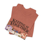 "Keeping It Together Mostly" — Botanical Nurse T-Shirt