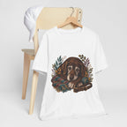 "Vintage Dog Portrait" T-Shirt — Sophisticated Senior Dog Graphic Tee