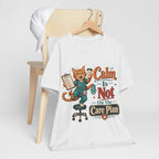 "Calm Is Not On The Care Plan" Nurse T-Shirt — Funny Nurse Graphic Tee