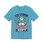 ICU Strong Dog Mom Tee - Nurse Dog Paw Rescue Shirt