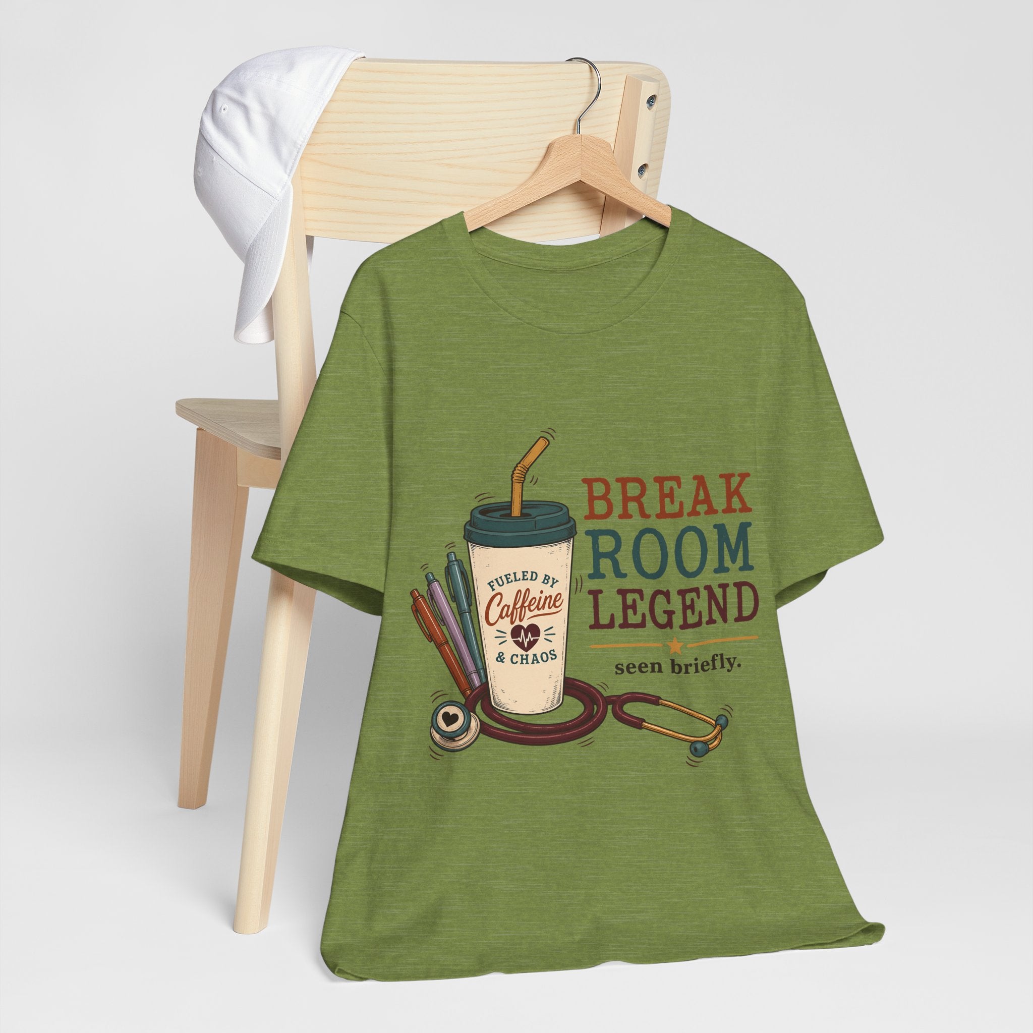 "Break Room Legend" Nurse T-Shirt — Funny Nurse Graphic Tee