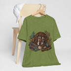 "Vintage Dog Portrait" T-Shirt — Sophisticated Senior Dog Graphic Tee