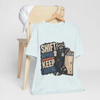 "Shift Happens. Keep Charting." Nurse T-Shirt — Funny Nurse Graphic Tee