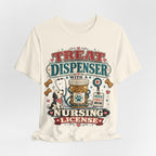 Treat Dispenser Nursing License Tee — Nurse Dog Mom T-Shirt