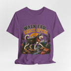 "Walk Far. Snack Often." — Hiking Dog Lover T-Shirt