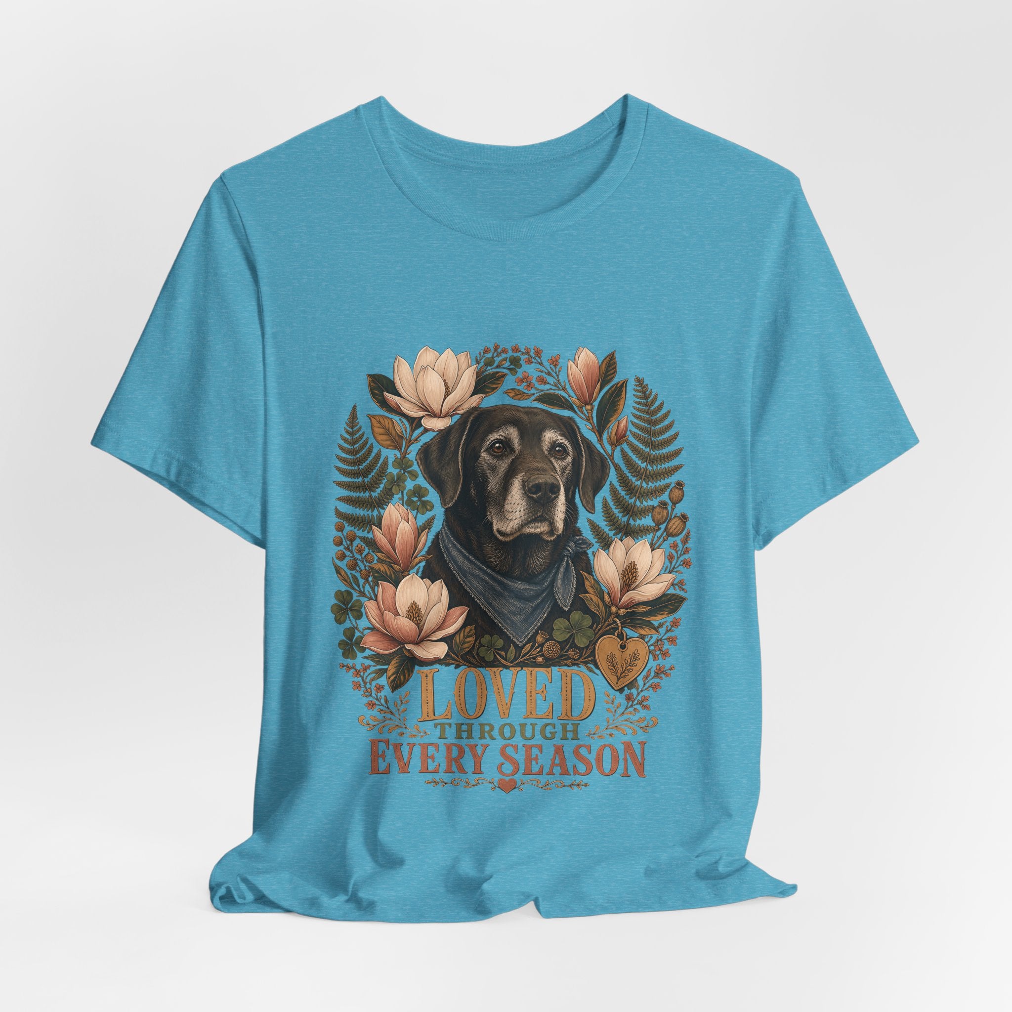 "Loved Through Every Season" Senior Dog T-Shirt — Sentimental Graphic Tee