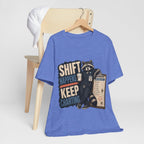 "Shift Happens. Keep Charting." Nurse T-Shirt — Funny Nurse Graphic Tee