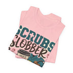 Scrubs, Slobber & Survival Coffee Tee — Funny Vet Nurse Shirt
