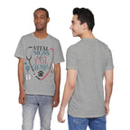 Vital Signs & Tail Wags Tee - Nurse Vet Stethoscope Paw Print T-Shirt
