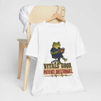 "Vitals Good, Patience Questionable." Nurse T-Shirt — Funny Nurse Graphic Tee