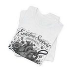 Emotion Support Department Tee — Anatomical Heart Floral Graphic Shirt